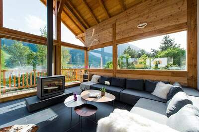 Chalet Wanaka - poteaux - poutres - photo - j.rambaud