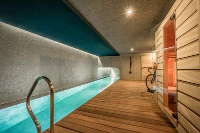 chalet ossature bois - piscine