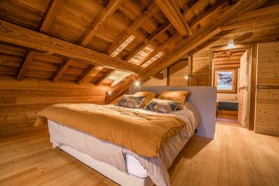 chalet ossature bois - chambre