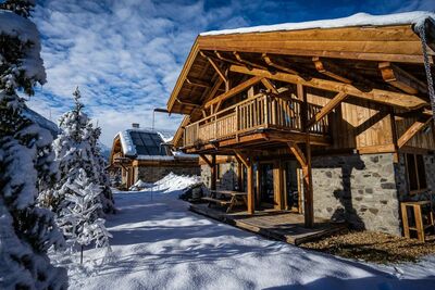 chalet ossature bois - vue extérieure